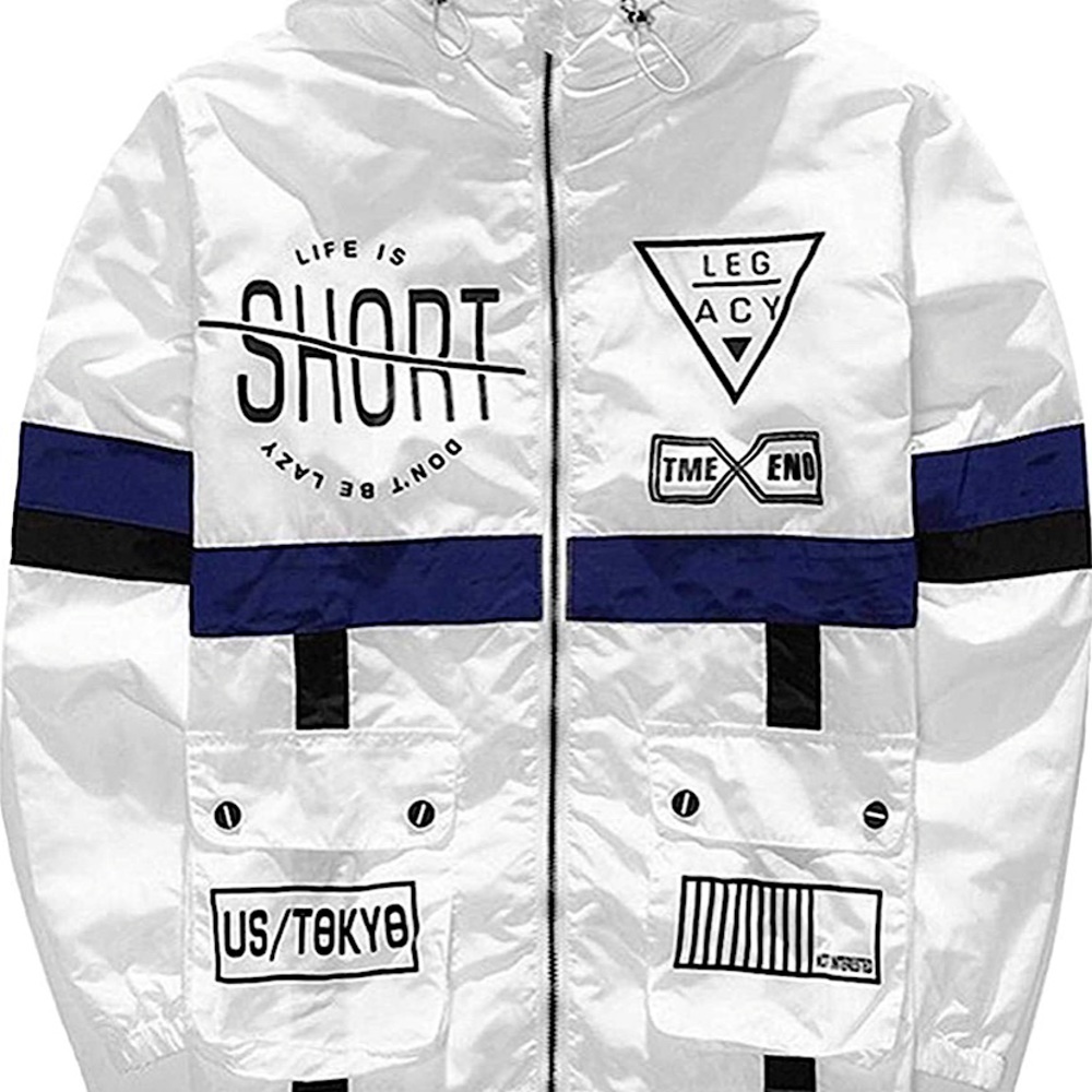 Life is Short Don’t Be Lazy Windbreaker